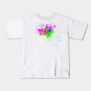 Psychedelic Cat Kids T-Shirt